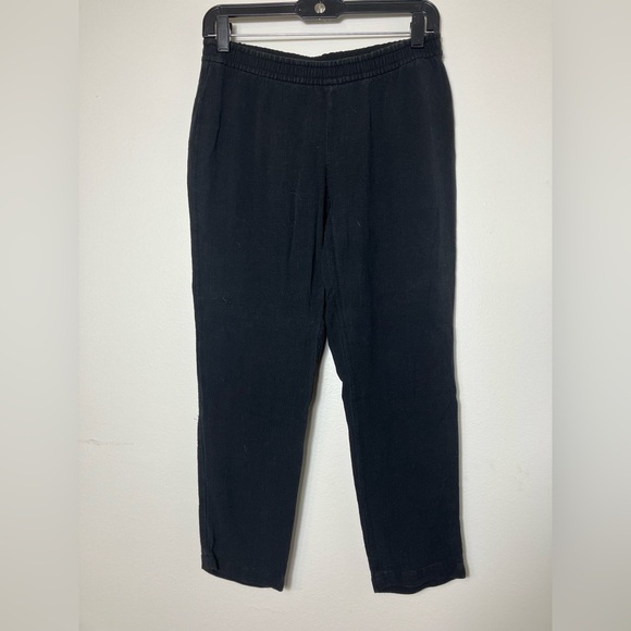 Theory Pants - Theory Pull On Pants Women’s Sz Small Black Straight Leg Quite Luxury